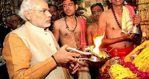 MODI IN POOJA